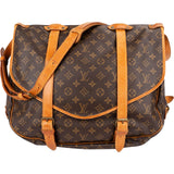 Louis Vuitton Monogram Canvas Saumur 43 Crossbody Bag