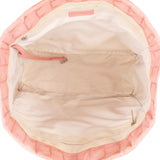 Chanel Pink Nylon Monogram New Travel Line Tote MM Shoulder Bag