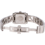 Fendi Silver Tone Quadro Square 6000L Woman Watch