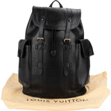 Louis Vuitton Noir Epi Leather Christopher Backpack