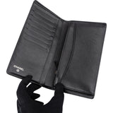 Chanel Quilted Patent Leather Timeless CC Long Flap Wallet