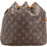 Louis Vuitton Monogram Canvas Sac Noé Petit Shoulder Bag