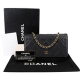 Chanel Quilted Caviar Palladium Wallet On Chain Crossbody Bag