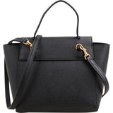 Celine Black Leather Grained Calfskin Belt Handbag