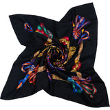 Hermès Les Rubans du Cheval Silk Carre 90 Scarf Tuch