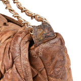 Chanel Quilted Lambskin Bubble Maxi Single Flap Shoulder Bag