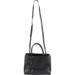 Fendi Black Leather 2Jours Handbag - vintageandkickz