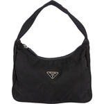 Prada Black Nylon Triangel Vintage Re-Edition Handbag - vintageandkickz