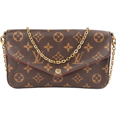 Louis Vuitton Monogram Canvas Pochette Félicie Crossbody Bag