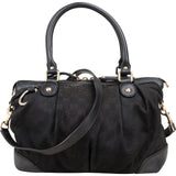 Gucci Monogram GG Canvas Sukey Satchel Handbag