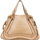Chloé Grained Leather Paraty Handbag