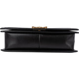 Chanel Quilted Lambskin Single Flap Boy Crossbody Bag