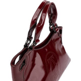 Cartier Bordeaux Patent Leather Marcello de Cartier Handbag