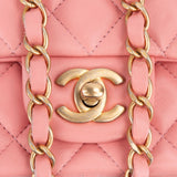 Chanel Quilted Lambskin Mini Rectangular Single Flap Crossbody Bag