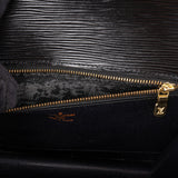 Louis Vuitton Noir Epi Leather Monceau Handbag