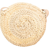 Chloé Raffia Marcie Saddle Crossbody Bag