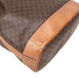 Celine Macadam Monogram Drawstring Bucket Shoulder Bag