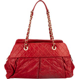 Chanel Quilted Iridescent Leather Iridescent Chic Bowler Shoulder Bag