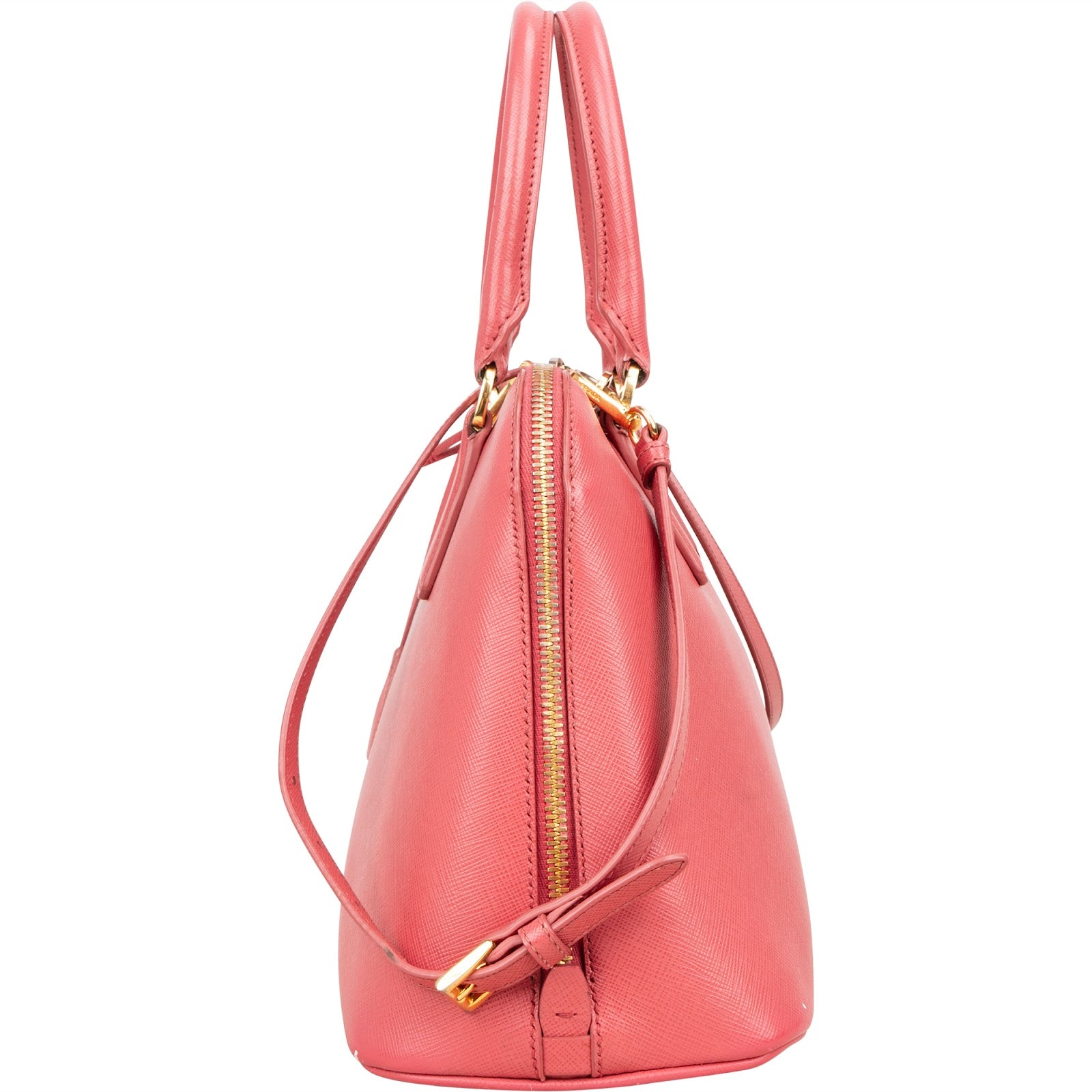 Prada Saffiano Leather Promenade Handbag - vintageandkickz