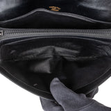 Gucci Black Leather Vintage Horsebit Shoulder Bag
