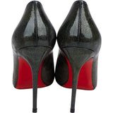 Christian Louboutin Glitter Ombre Patent Leather Decollete So Kate 100 Pumps (36)