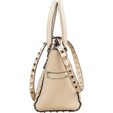 Valentino Garavani Leather Rockstud Small Tote Handbag