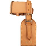 Louis Vuitton Vachetta Leather Luggage Tag Set (K.U.)