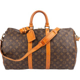 Louis Vuitton Monogram Canvas Keepall 45 Bandoulière Travel Bag