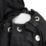 Prada Black Tessuto Nylon Triangle Backpack