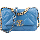 Chanel 19 Quilted Lambskin Single Flap Crossbody Bag