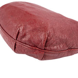 Fendi Red Leather Chef Hobo Shoulder Bag
