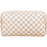 Louis Vuitton Monogram Damier Azur Canvas Speedy 30 Handbag