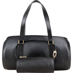 Louis Vuitton Noir Epi Leather Papillon Set Handbag - vintageandkickz