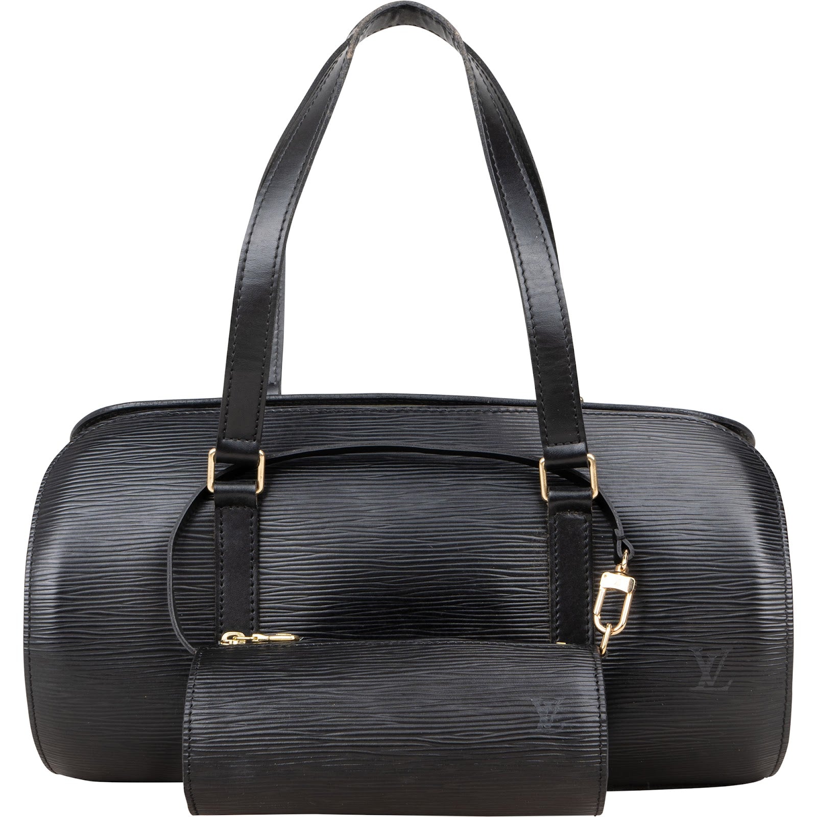 Louis Vuitton Noir Epi Leather Papillon Set Handbag - vintageandkickz