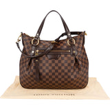 Louis Vuitton Monogram Damier Ebene Evora MM Handbag
