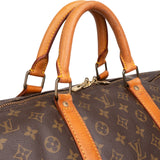 Louis Vuitton Monogram Canvas Keepall 60 Bandoulière Travel Bag