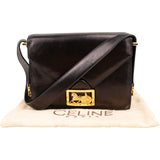 Celine Boxcalf Leather Horse Carriage Triomphe Shoulder Bag