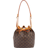 Louis Vuitton Monogram Canvas Sac Noé Petit Shoulder Bag