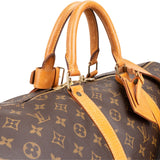 Louis Vuitton Monogram Canvas Keepall 55 Bandoulière Travel Bag