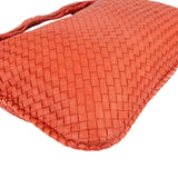 Bottega Red Intrecciato Leather Veneta Belly Hobo Handbag