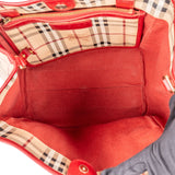 Burberry Nova-Check Monogram Haymarket Hobo Shoulder Bag