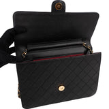 Chanel Quilted Lambskin Single Flap Shoulder Bag
