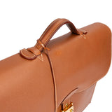 Hermès Brown Courchevel Leather Sac A Depeches Business Handbag