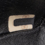 Chanel Navy Quilted Satin Top Bar 24K Gold Single Flap Small Crossbody Bag