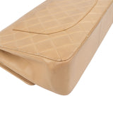 Chanel Quilted Lambskin 24K Gold Double Flap Shoulder Bag
