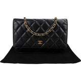 Chanel Quilted Lambskin Wallet On Chain Crossbody Bag