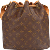 Louis Vuitton Monogram Canvas Sac Noé Petit Shoulder Bag