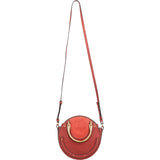 Chloé Suede & Leather Metal Handle Small Pixie Crossbody Handbag