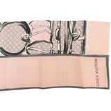 Louis Vuitton Silk Monogram Trunks Bandeau Tuch Scarf