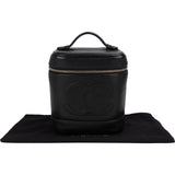Chanel Caviar Leather CC Vanity Case Handbag